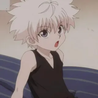 💞 Killua Zoldyck Hunter x Hunter Killua, Anime, Cartone animato, Bambino, HxH telegram sticker
