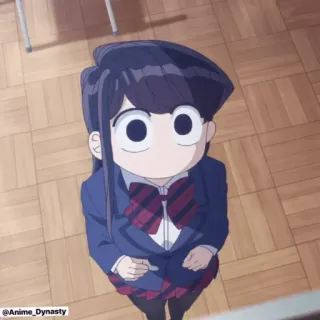 Komi Can’t Communicate | @Anime_Dynasty🧧 telegram stickers