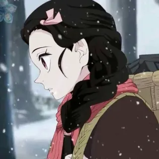 ⛓ Nezuko Kamado Demon Slayer Anime, Nezuko, Demon Slayer, Manga, Kawaii, Kartun telegram sticker