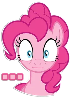 😚 Pinkie Pie My Little Pony Pinkie Pie, Pony, My Little Pony, Dibujo animado, Personaje telegram sticker