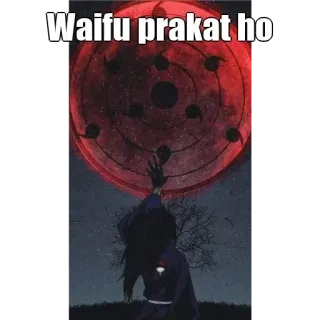 🤔 Waifu prakat ho telegram sticker