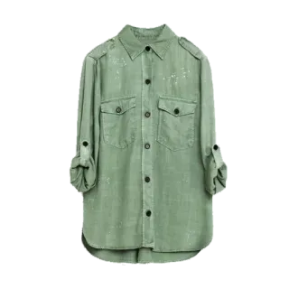 🧥 Maglietta, Abbigliamento, Verde, Moda, Manica lunga telegram sticker