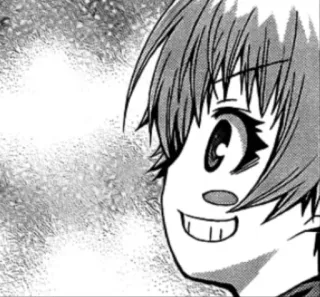 🌛 Manga, Anime, Cartoon, Charakter, Lächeln, Junge telegram sticker