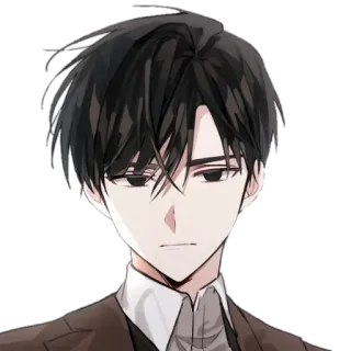 🚧 อนิเมะ, มังงะ, ผู้ชาย, ตัวละคร, ศิลปะ telegram sticker