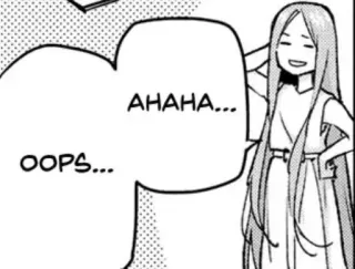 😅 AHAHA... OOPS... Anime, Manga, Teks, Haha, Ups whatsapp sticker