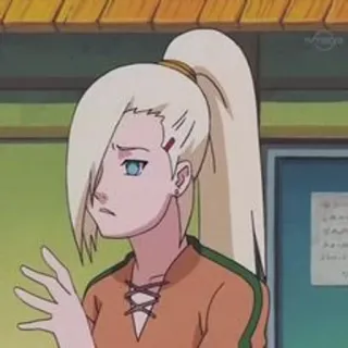 🌟 Ino Yamanaka Naruto anime, cartoon, character, girl, naruto, ino yamanaka telegram sticker