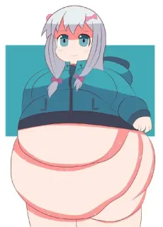 😁 Anime, Femmina, Cartone animato, Adesivo, Illustrazione telegram sticker