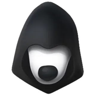 😏 兜帽, 死神, 死亡, 令人毛骨悚然, 可怕, 黑暗 telegram sticker