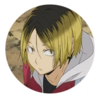 😐 Kenma Kozume Haikyuu!! Anime, Personnage, Haikyuu, Kenma Kozume whatsapp sticker
