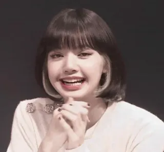 🐙 Lisa kpop, idol, blackpink, singer, celebrity, woman, smile telegram sticker