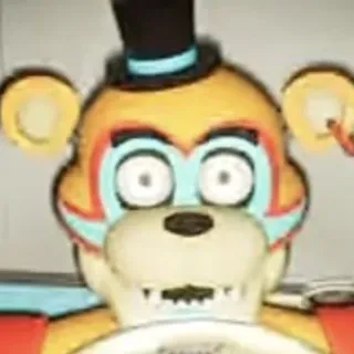 😟 Glamrock Freddy Five Nights at Freddy's Animatrónico, Oso, Videojuego, Terror, Five Nights at Freddy's, Glamrock Freddy whatsapp sticker