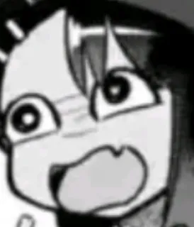 😦 Kreskówka, Anime, Manga, Zszokowany, Zaskoczony, Wyraz twarzy telegram sticker