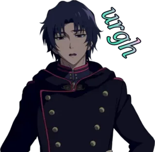 😩 urgh Anime, Manga, Urgh, Ausdruck, Ekel telegram sticker