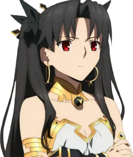 🧐 Ishtar Fate/Grand Order Anime, Videojuego, Mujer, Personaje, Ishtar, Fate telegram sticker