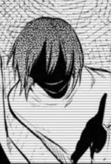 🙃 アニメ, ホラー, 不気味, 怖い telegram sticker