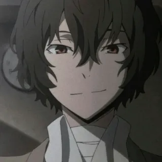 🙂 Dazai Osamu Bungo Stray Dogs Anime, Manga, Dazai, Osamu, Bungo Stray Dogs, Detective whatsapp sticker