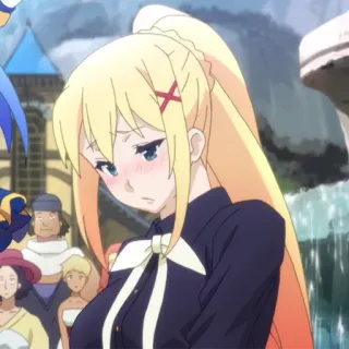 🛡 Darkness Konosuba アニメ, キャラクター, このすば, ダクネス telegram sticker