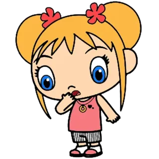 😮 Dibujo animado, Chica, Lindo, Anime, Personaje telegram sticker