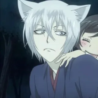 ☁️ Tomoe Kamisama Kiss Anime, Fuchs, Kemonomimi, Romantik, Shojo, Fantasy telegram sticker