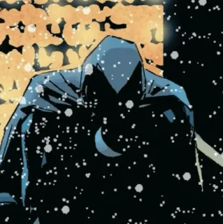 🌙 Moon Knight ซูเปอร์ฮีโร่, การ์ตูน, มาร์เวล, ศาลเตี้ย, มูนไนท์ whatsapp sticker