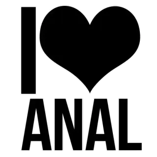 ❤️ ANAL dla dorosłych, seksualne, obraźliwe, humor telegram sticker