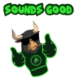 👍 SOUNDS GOOD Parece bom, Joinha, Positivo, Concordo telegram sticker
