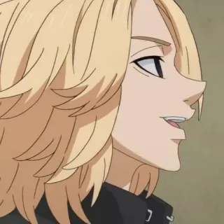 ⛓ anime, blond hair, male, portrait telegram sticker