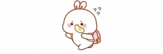 🦋 cute, bunny, kawaii, adorable, chibi telegram sticker
