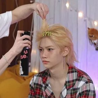 🌟 Felix kpop, felix, stray kids, 发型, 偶像, 歌手 whatsapp sticker