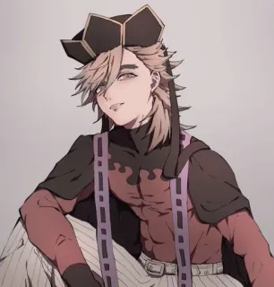 🎐 Doma Demon Slayer Anime, Dämon, Doma, Kimetsu no Yaiba, Demon Slayer, Charakter telegram sticker