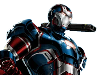 🔴 War Machine Iron Man, War Machine, Marvel, supereroe, armatura, fumetti, arma telegram sticker