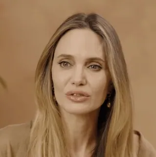 💘 Angelina Jolie 女優, 有名人, ポートレート, 女性, 人物 telegram sticker