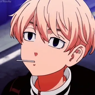 🆚 Mikey アニメ, キャラクター, 金髪, キャンディ, マイキー telegram sticker