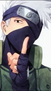 🤫 Kakashi Naruto anime, naruto, kakashi, character, ninja telegram sticker