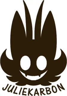 👀 JULIEKARBON dibujos animados, criatura, pegatina, juliekarbon, monstruo, ilustración whatsapp sticker