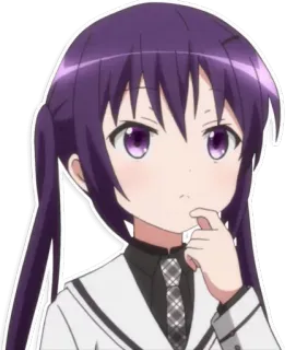 😗 Anime, Cartone animato, Ragazza, Personaggio, Manga whatsapp sticker