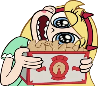 🍪 Star Butterfly Star vs. the Forces of Evil การ์ตูน, ตื่นเต้น, คุกกี้, มีความสุข, อนิเมะ, ดาว telegram sticker