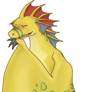 ☺️ มังกร, การ์ตูน, แฟนตาซี, สัตว์, น่ารัก telegram sticker