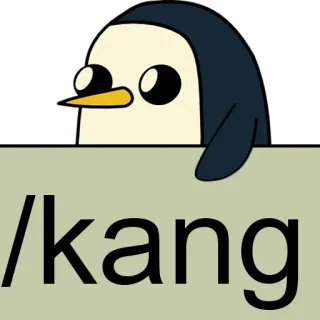 🐧 Gunther Adventure Time /kang pinguin, cartoon, gunther, adventure time, süß, sticker telegram sticker