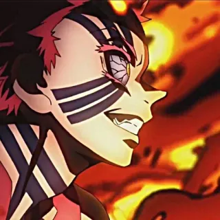 ✊ Akaza Demon Slayer อนิเมะ, ปีศาจ, ต่อสู้, อาคาซะ, ดาบพิฆาตอสูร telegram sticker
