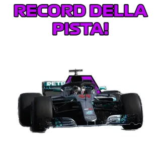 🏎 RECORD DELLA PISTA! Fórmula 1, Corrida, Recorde da pista, Carro, Esportes telegram sticker