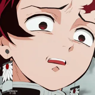🔥 Tanjiro Kamado Demon Slayer Anime, Demon Slayer, Manga, Tanjiro Kamado, Charakter, Japanischer Anime whatsapp sticker