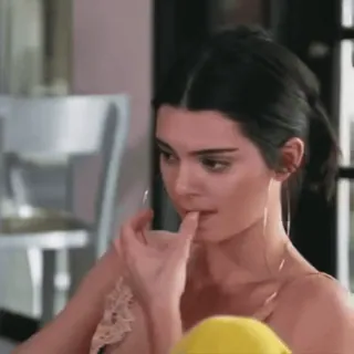 💕 Kendall Jenner woman, model, person, celebrity telegram sticker