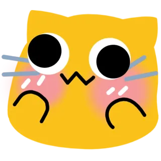 🥰 猫, 表情符号, 卡哇伊, 可爱, 卡通, 贴纸 telegram sticker