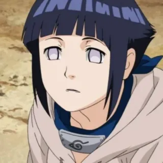 😟 Hinata Hyuga Naruto アニメ, 日向, ナルト, 日向一族, アニメ 女の子 telegram sticker
