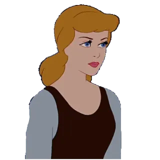 🙂 Cinderella Cinderella, Disney, Putri, Kartun, Animasi whatsapp sticker