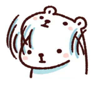 👌 곰, 동물, 귀여운, 만화, 스티커 telegram sticker