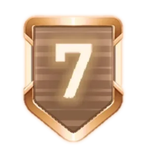 7⃣ 7 номер, значок, символ, семь, числовой telegram sticker