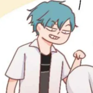 💌 Kreskówka, Anime, Nastolatek, Męski, Chłopak, Postać telegram sticker