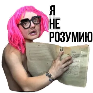 😑 Я НЕ РОЗУМІЮ telegram sticker